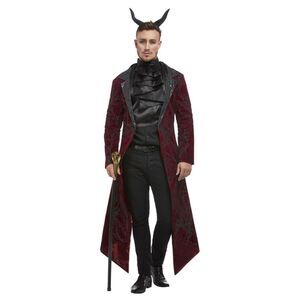 Smiffys Mens Deluxe Devil Costume Set / Red/Black